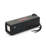 مكبر صوت بلوتوث T&G TG271 TWS مع مضخم صوت وحبل مضفر، يدعم USB/AUX/بطاقة TF/راديو FM