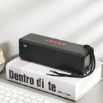مكبر صوت بلوتوث T&G TG271 TWS مع مضخم صوت وحبل مضفر، يدعم USB/AUX/بطاقة TF/راديو FM