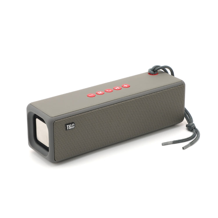 مكبر صوت بلوتوث T&G TG271 TWS مع مضخم صوت وحبل مضفر، يدعم USB/AUX/بطاقة TF/راديو FM