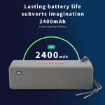 مكبر صوت بلوتوث T&G TG271 TWS مع مضخم صوت وحبل مضفر، يدعم USB/AUX/بطاقة TF/راديو FM