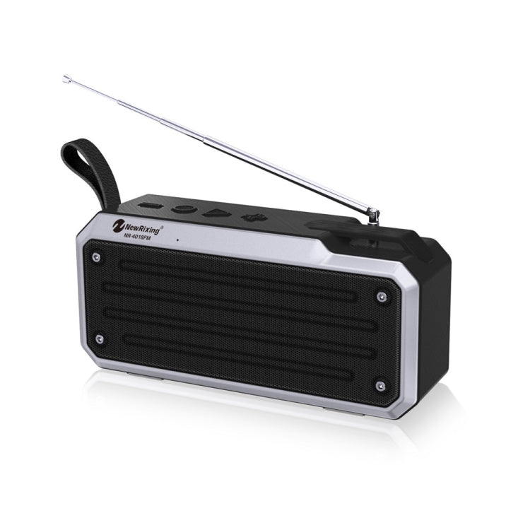 مكبر صوت بلوتوث ستيريو محمول TWS NewRixing NR4018FM يدعم بطاقة TF وراديو FM و AUX 3.5 مم و U Disk ومكالمات بدون استخدام اليدين