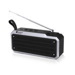 مكبر صوت بلوتوث ستيريو محمول TWS NewRixing NR4018FM يدعم بطاقة TF وراديو FM و AUX 3.5 مم و U Disk ومكالمات بدون استخدام اليدين