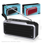 مكبر صوت بلوتوث ستيريو محمول TWS NewRixing NR4018FM يدعم بطاقة TF وراديو FM و AUX 3.5 مم و U Disk ومكالمات بدون استخدام اليدين