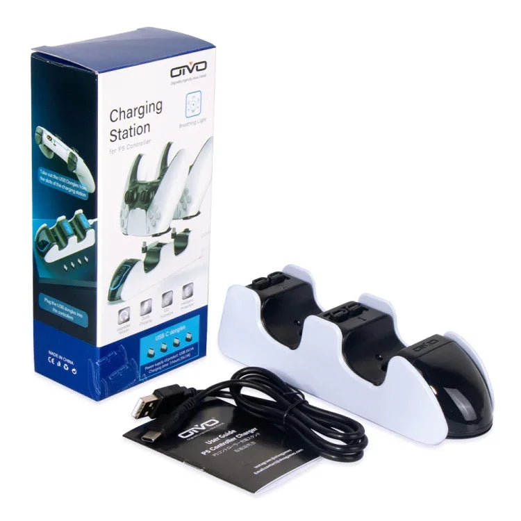 قاعدة شحن مزدوجة OIVO لوحدة تحكم PS5، IV-P5207