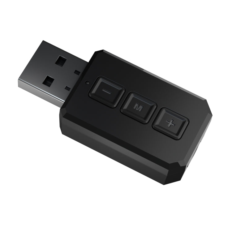 محول صوت USB بلوتوث RT02 يستقبل ويرسل 2 في 1 بلوتوث 5.0 للمكالمات بدون استخدام اليدين ومستقبل بلوتوث للسيارة