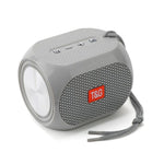 مكبر صوت بلوتوث T&G TG196 TWS مع مضخم صوت وحبل مضفر، يدعم USB/AUX/بطاقة TF/راديو FM