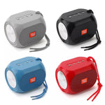 مكبر صوت بلوتوث T&G TG196 TWS مع مضخم صوت وحبل مضفر، يدعم USB/AUX/بطاقة TF/راديو FM