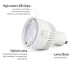 مصباح LED FUT107 GU10 6 واط أبيض مزدوج CCT كشاف لغرفة النوم وغرفة المعيشة