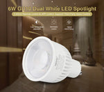 مصباح LED FUT107 GU10 6 واط أبيض مزدوج CCT كشاف لغرفة النوم وغرفة المعيشة