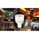 مصباح LED FUT107 GU10 6 واط أبيض مزدوج CCT كشاف لغرفة النوم وغرفة المعيشة