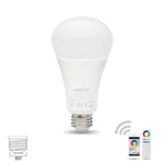 FUT105 لمبة LED 12W RGB + CCT، E27، إضاءة داخلية، تحكم ذكي عبر تطبيق الهاتف 2.4G، غرفة نوم وغرفة معيشة، AC100~240V