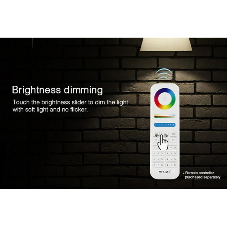 FUT105 لمبة LED 12W RGB + CCT، E27، إضاءة داخلية، تحكم ذكي عبر تطبيق الهاتف 2.4G، غرفة نوم وغرفة معيشة، AC100~240V