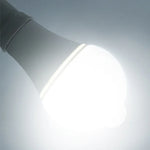 مصباح LED مقاوم للماء مع حساس حركة، حساس بالأشعة تحت الحمراء، لمبة LED E27 ضوء أبيض