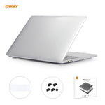 مجموعة ENKAY 3 في 1: غطاء حماية شفاف للابتوب + فيلم لوحة مفاتيح TPU نسخة الاتحاد الأوروبي + مجموعة سدادات مضادة للغبار لماك بوك برو 16 بوصة A2141 (مع شريط اللمس)، لماك بوك برو 16 بوصة A2141 (مع شريط اللمس)