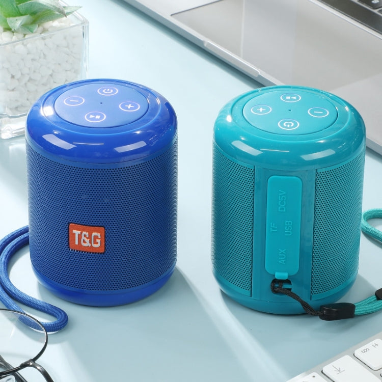 مكبر صوت بلوتوث محمول T&G TG519 TWS HiFi مع مضخم صوت، مكبر صوت عمودي لاسلكي خارجي يدعم بطاقة TF / راديو FM / AUX 3.5 مم / قرص U / مكالمات بدون استخدام اليدين