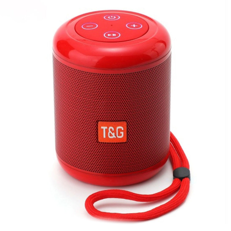 مكبر صوت بلوتوث محمول T&G TG519 TWS HiFi مع مضخم صوت، مكبر صوت عمودي لاسلكي خارجي يدعم بطاقة TF / راديو FM / AUX 3.5 مم / قرص U / مكالمات بدون استخدام اليدين