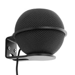 حامل مكبر صوت عالمي للتثبيت على الحائط من سبائك الألمنيوم لتعليق Apple Home Pod Mini، أسود، فضي
