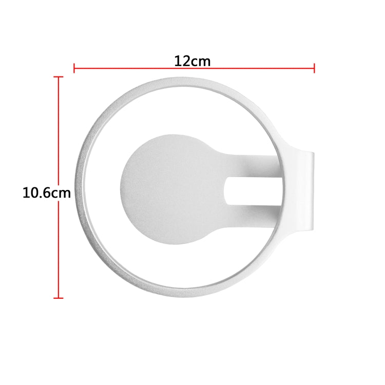 حامل مكبر صوت عالمي للتثبيت على الحائط من سبائك الألمنيوم لتعليق Apple Home Pod Mini، أسود، فضي