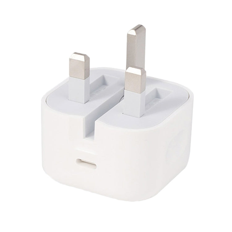 شاحن سفر قابل للطي A234 بقوة 20 واط PD 3.0 بمنفذ Type-C / USB-C، قابس بريطاني، 20 واط