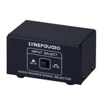 مفتاح اختيار مصدر إشارة صوتية B101 2 في 1 خارج (1 في 2 خارج) مكبر صوت كمبيوتر RCA بدون فقد، B101