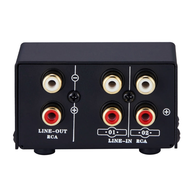 مفتاح اختيار مصدر إشارة صوتية B101 2 في 1 خارج (1 في 2 خارج) مكبر صوت كمبيوتر RCA بدون فقد، B101