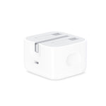 A2344 شاحن سفر قابل للطي PD 3.0 بقوة 20 واط Type-C / USB-C + مجموعة كابل بيانات شحن سريع USB-C / Type-C إلى 8 سنون، قابس بريطاني، الطول: 1 متر، 20 واط 8 سنون الطول: 1 متر