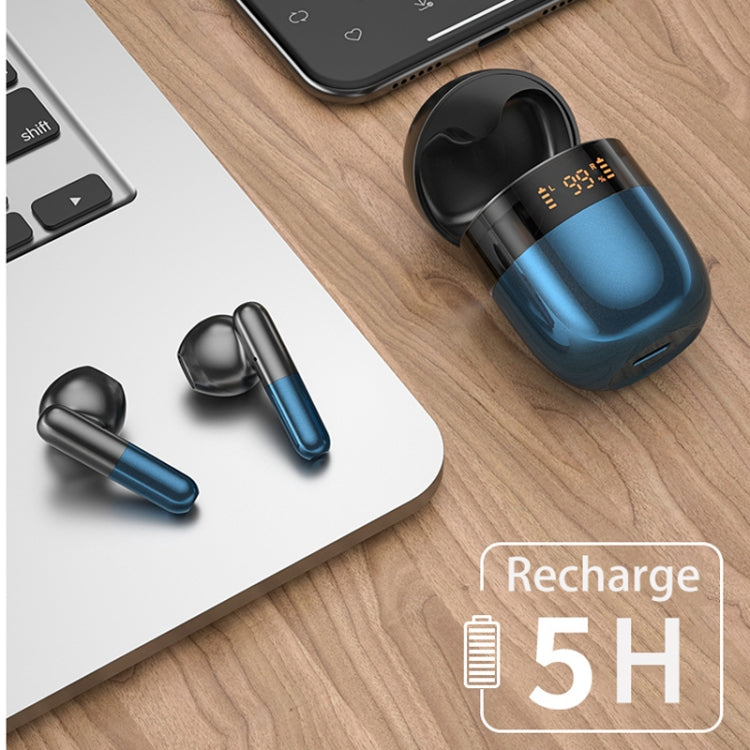 سماعات أذن بلوتوث J28 TWS لاسلكية مع عرض رقمي LED موسيقى HIFI رياضية