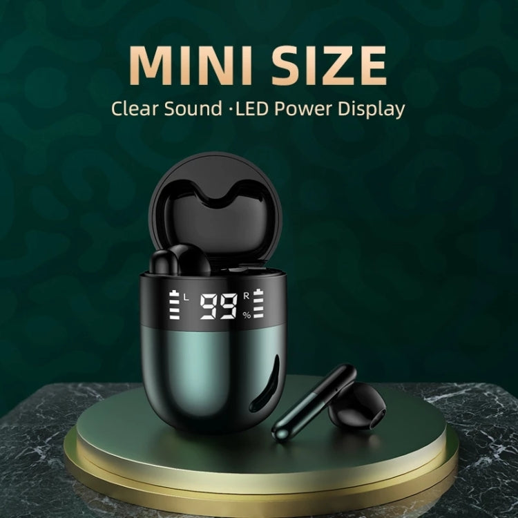 سماعات أذن بلوتوث J28 TWS لاسلكية مع عرض رقمي LED موسيقى HIFI رياضية
