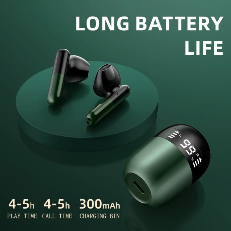 سماعات أذن بلوتوث J28 TWS لاسلكية مع عرض رقمي LED موسيقى HIFI رياضية