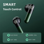 سماعات أذن بلوتوث J28 TWS لاسلكية مع عرض رقمي LED موسيقى HIFI رياضية