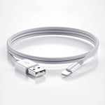 XJ-51 كابل شحن سريع USB 3A إلى 8 دبابيس لسلسلة iPhone 12، الطول: 1م، 1م