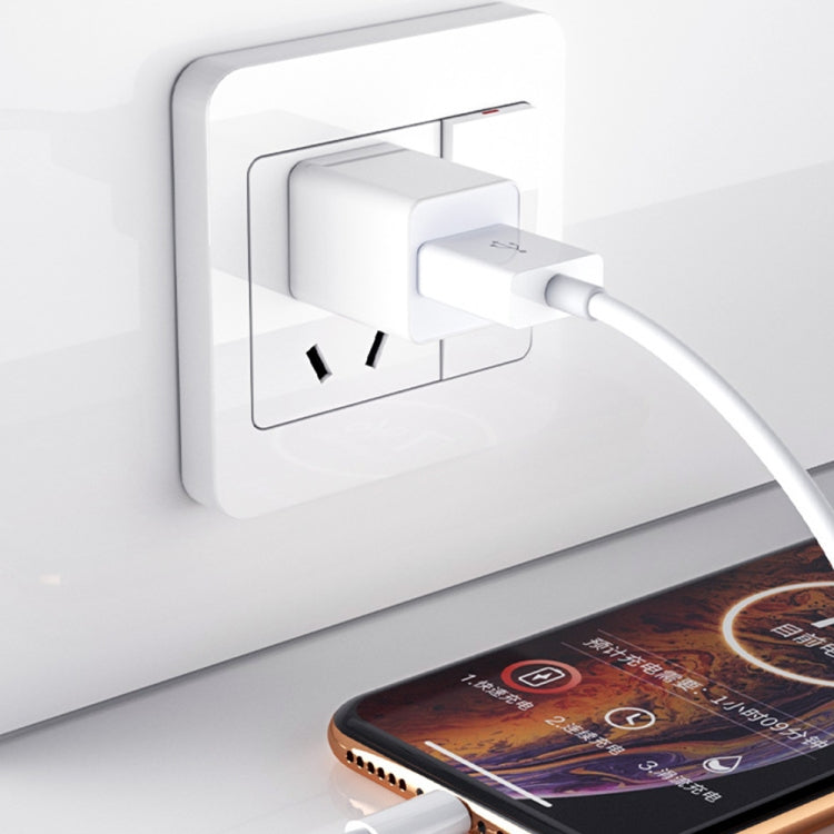 XJ-51 كابل شحن سريع USB 3A إلى 8 دبابيس لسلسلة iPhone 12، الطول: 1م، 1م