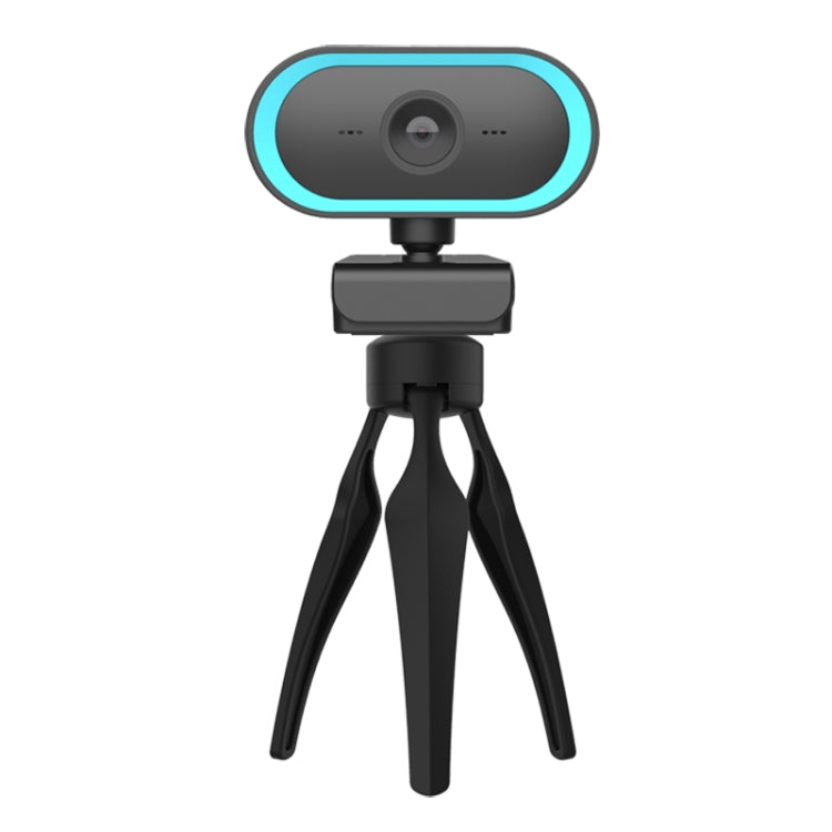 كاميرا ويب بجودة صورة 2K C11 عالية الدقة بدون تشويه، دوران 360 درجة، ميكروفون مدمج، صوت واضح، مع حامل ثلاثي القوائم