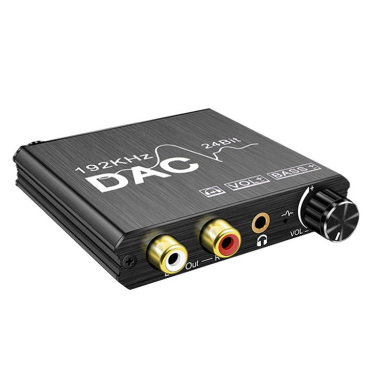 محول صوت رقمي إلى تماثلي، مستخرج ستيريو DAC، مضخم بصري SPDIF بدقة 192 كيلو هرتز 24 بت