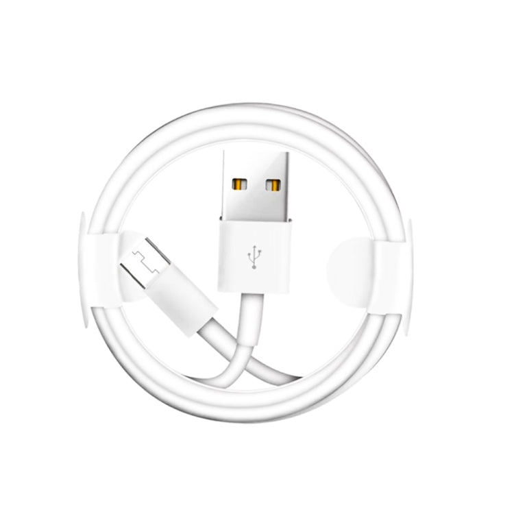 شاحن سفر محمول مزدوج USB + كابل بيانات USB إلى Micro USB بطول 1 متر، قابس أمريكي