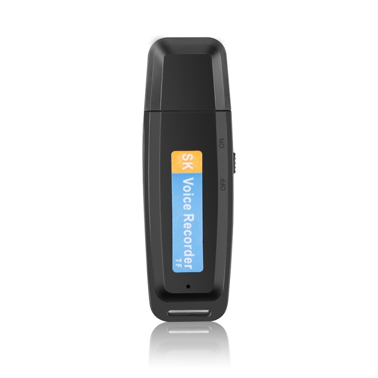 مسجل صوت رقمي محمول USB قابل لإعادة الشحن SK001 مع دعم بطاقة TF، 32GB