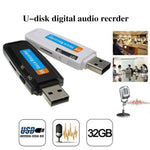 مسجل صوت رقمي محمول USB قابل لإعادة الشحن SK001 مع دعم بطاقة TF، 32GB