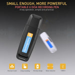 مسجل صوت رقمي محمول USB قابل لإعادة الشحن SK001 مع دعم بطاقة TF، 32GB