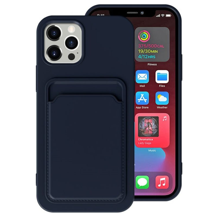 TPU + Flannel Lining Shockproof  Case with Card Slots, For iPhone 11, For iPhone 11 Pro