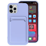 TPU + Flannel Lining Shockproof  Case with Card Slots, For iPhone 11, For iPhone 11 Pro