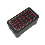 محطة شحن ذكية XLD-A7 بقوة 150 واط مع 30 منفذ USB، AC 110-240 فولت، قابس الاتحاد الأوروبي، قابس الولايات المتحدة، قابس أستراليا، قابس المملكة المتحدة