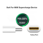 شاحن سفر USB سريع HW-66W 66W + كابل بيانات شحن فلاش USB إلى Type-C، قابس أمريكي، قابس أمريكي (1م)، قابس أمريكي (1.5م)، قابس أمريكي (2م)