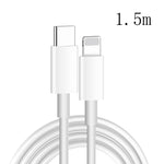XJ-61 كابل شحن سريع PD بقوة 12 واط USB-C / Type-C إلى 8 Pin، 1م، 1.5م، 2م