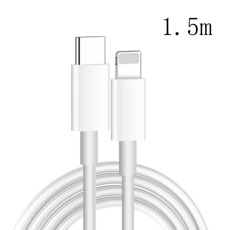 XJ-61 كابل شحن سريع PD بقوة 12 واط USB-C / Type-C إلى 8 Pin، 1م، 1.5م، 2م