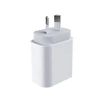 محول طاقة شاحن سريع للسفر PD بقدرة 20 واط PD 3.0 مع كابل بيانات شحن سريع USB-C / Type-C إلى 8 دبابيس، قابس أستراليا