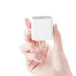 محول شاحن طاقة للسفر بمنفذ USB-C / Type-C واحد بقوة 20 واط، قابس أمريكي، قابس أمريكي بقوة 20 واط