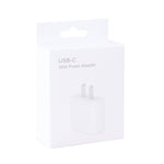 محول شاحن طاقة للسفر بمنفذ USB-C / Type-C واحد بقوة 20 واط، قابس أمريكي، قابس أمريكي بقوة 20 واط