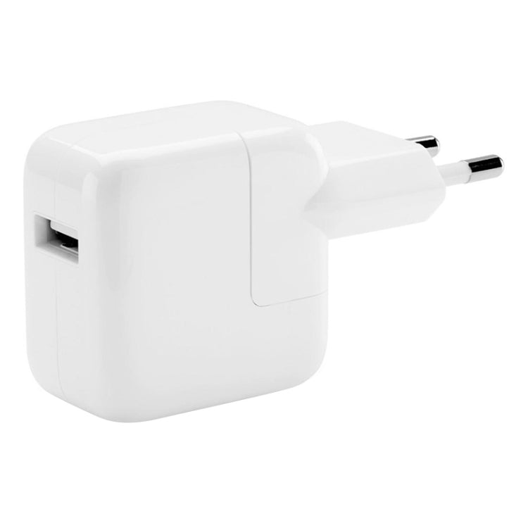 شاحن سفر بمنفذ USB بقوة 12 واط لسلسلة iPad / iPod / iPhone، قابس أوروبي