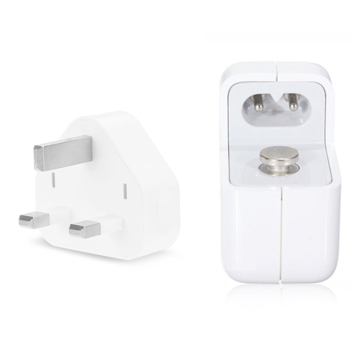 شاحن سفر بمنفذ USB بقوة 12 واط لسلسلة iPad / iPod / iPhone، قابس بريطاني