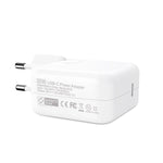 محول طاقة محمول 30 واط USB-C / Type-C للابتوب مع كابل شحن USB-C / Type-C بطول 1.8 متر، قابس الولايات المتحدة 30 واط، قابس الاتحاد الأوروبي 30 واط، قابس المملكة المتحدة 30 واط، قابس أستراليا 30 واط